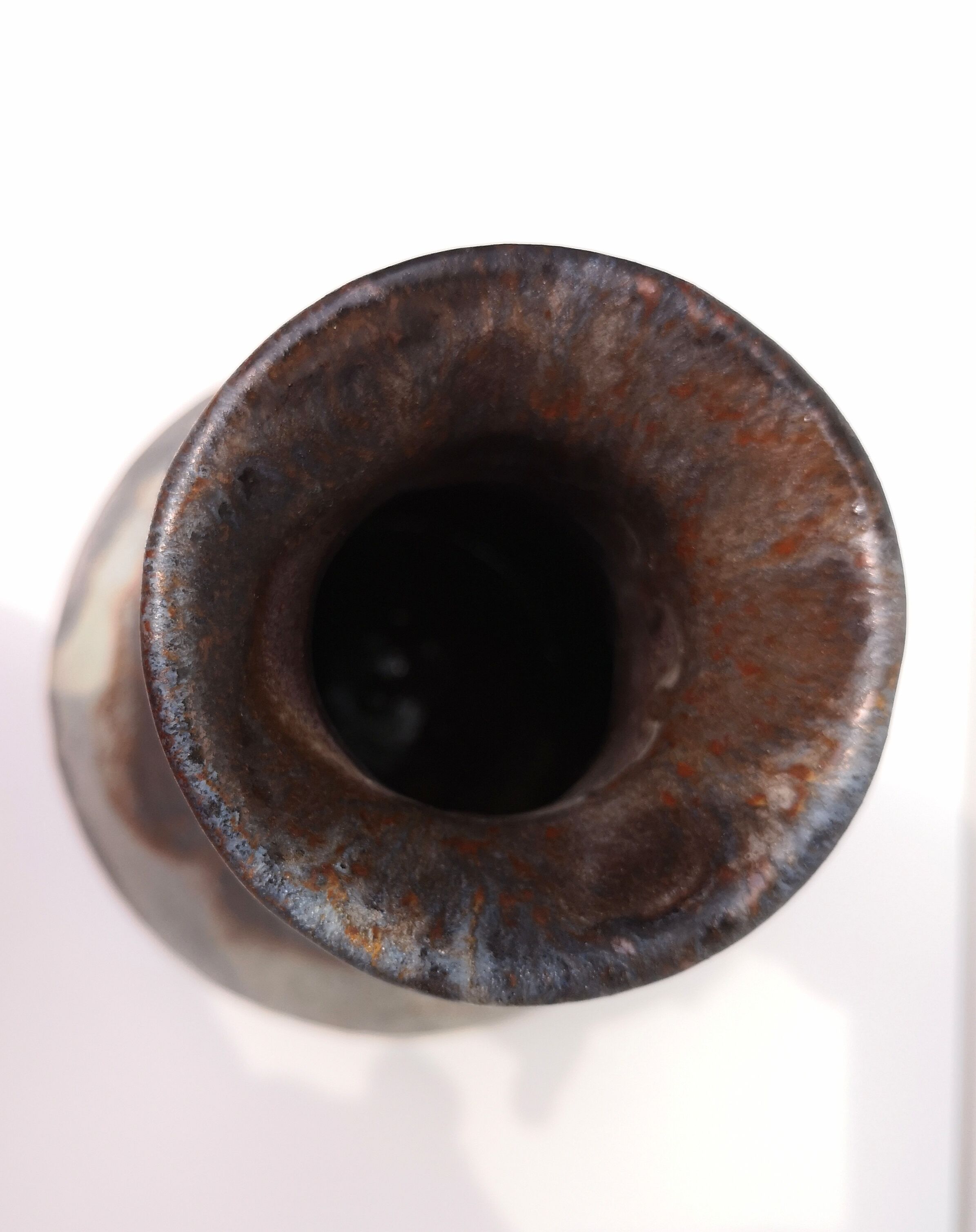 Vase vintage ruscha art en céramique