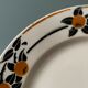 Set of 8 small plates in Badondiller earthenware, Madeleine model