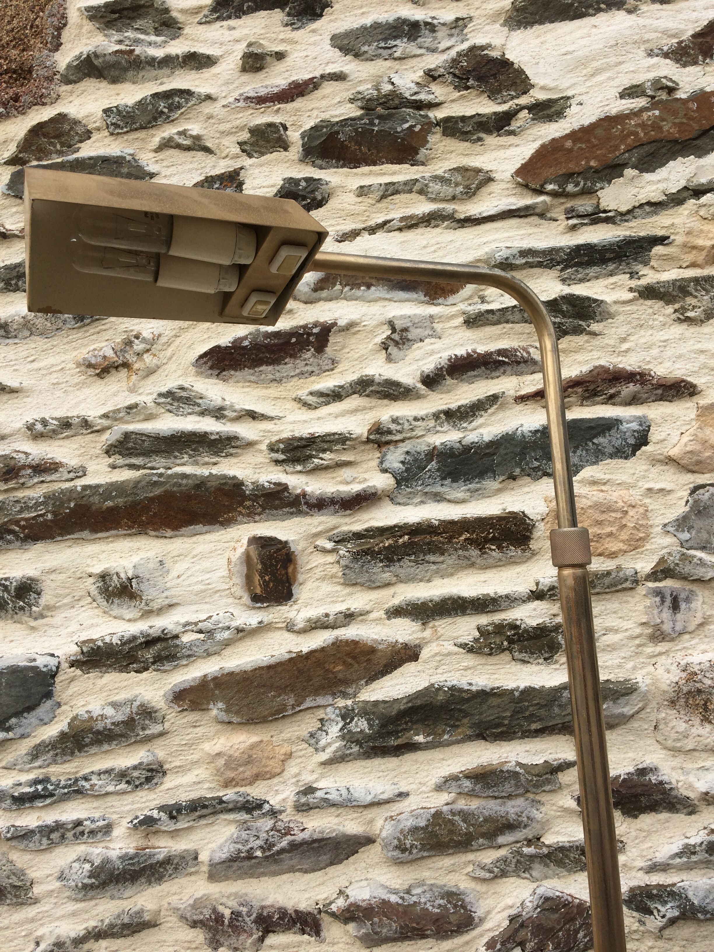 Vintage sliding floor lamp