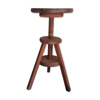 Old screwed stool