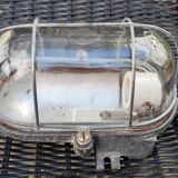 Industrial cast iron and glass wall light Bloc