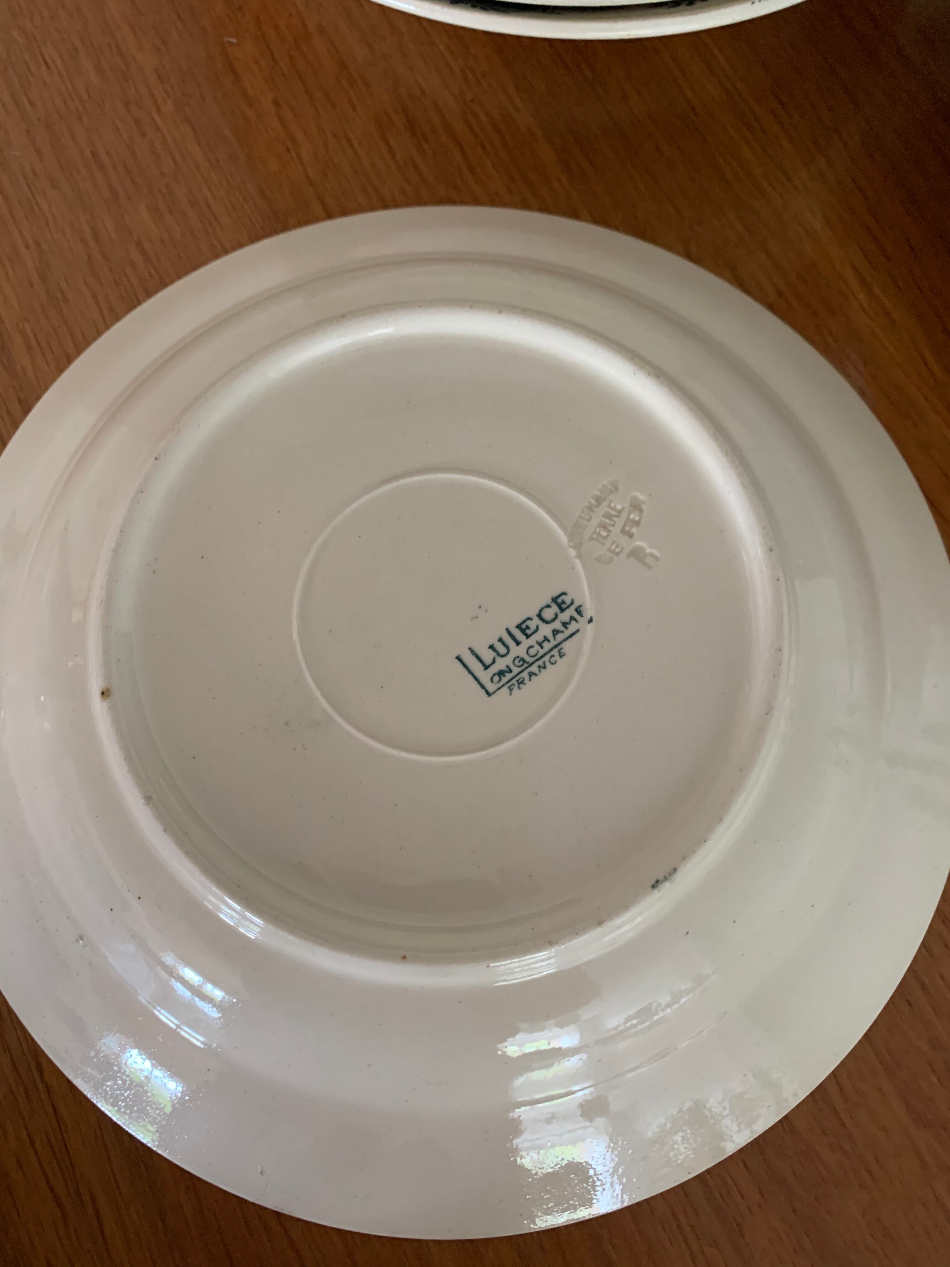 Service 12 assiettes terre de fer
