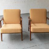 Set of 2 Easy Chairs Danish design