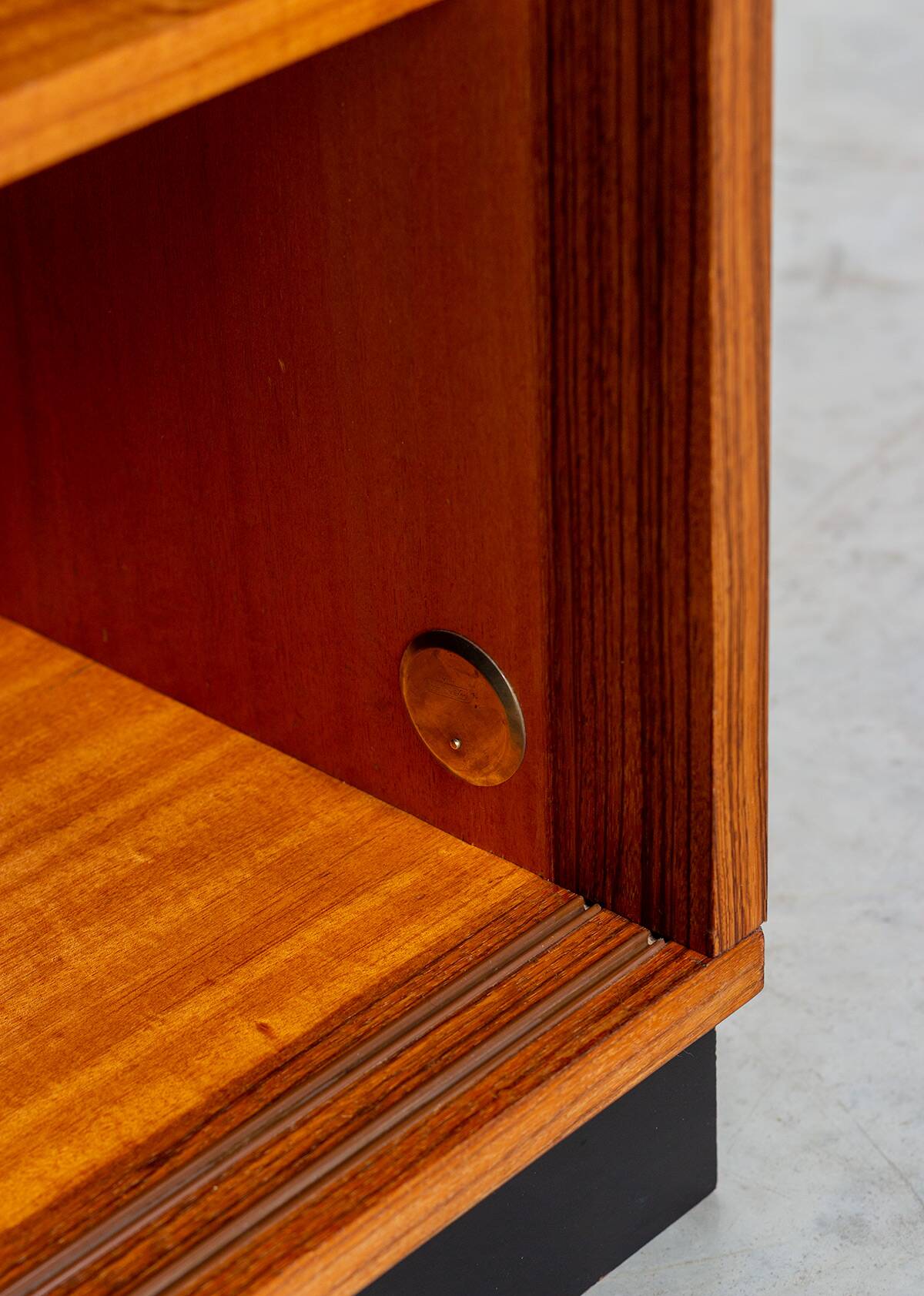 Alfred Hendrickx wardrobe for Belform Zebrano wood 1960