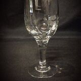 Set of 5 crystal wine glasses - mid 20th century