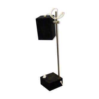 Black lamp, cubic shape