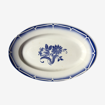 Oval dish Sarreguemines and Digoin