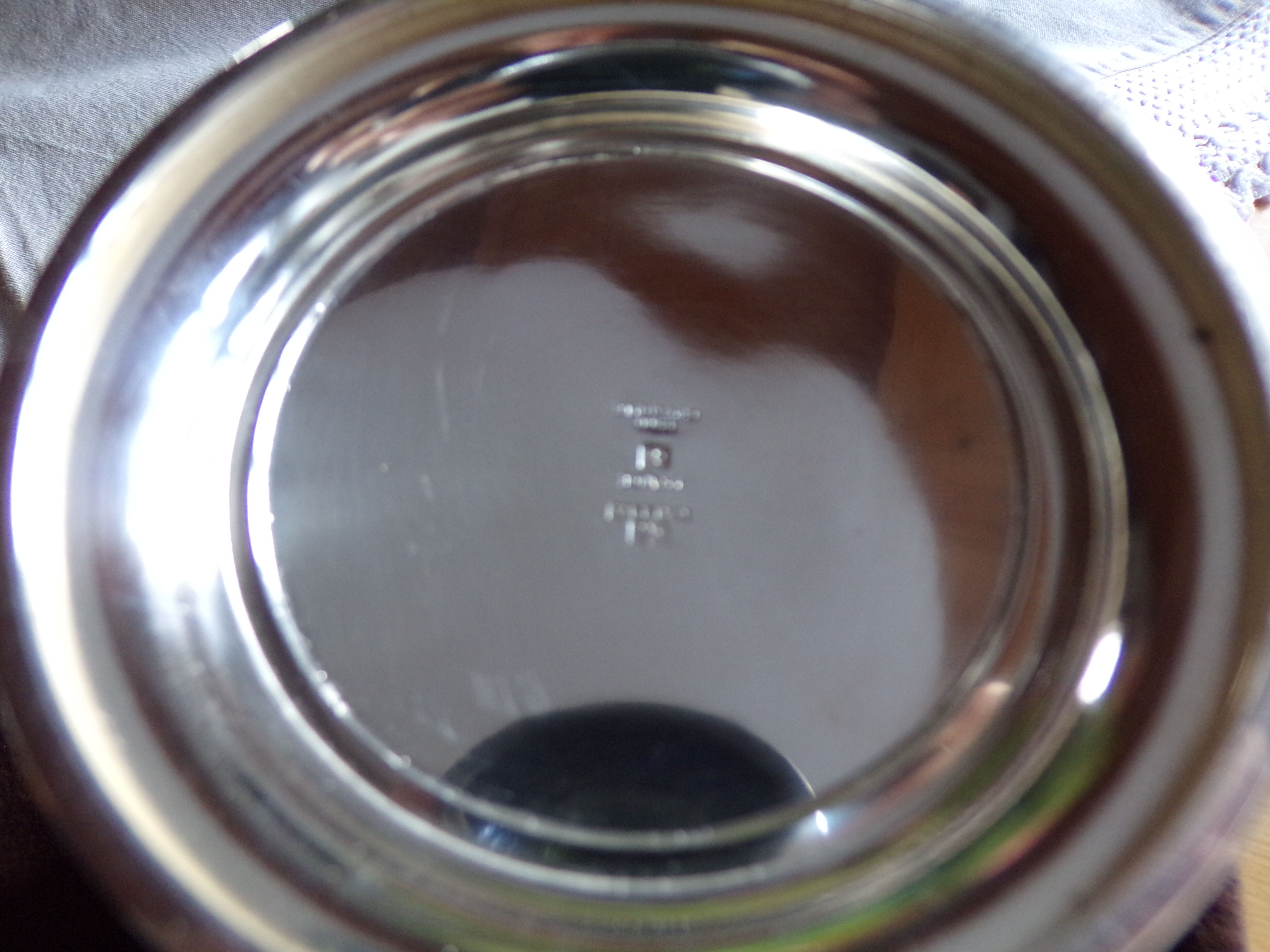 Silver metal ice bucket Christofle Gallia