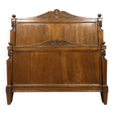Bastel stamped bed from the Empire Consulate period in walnut circa 1800