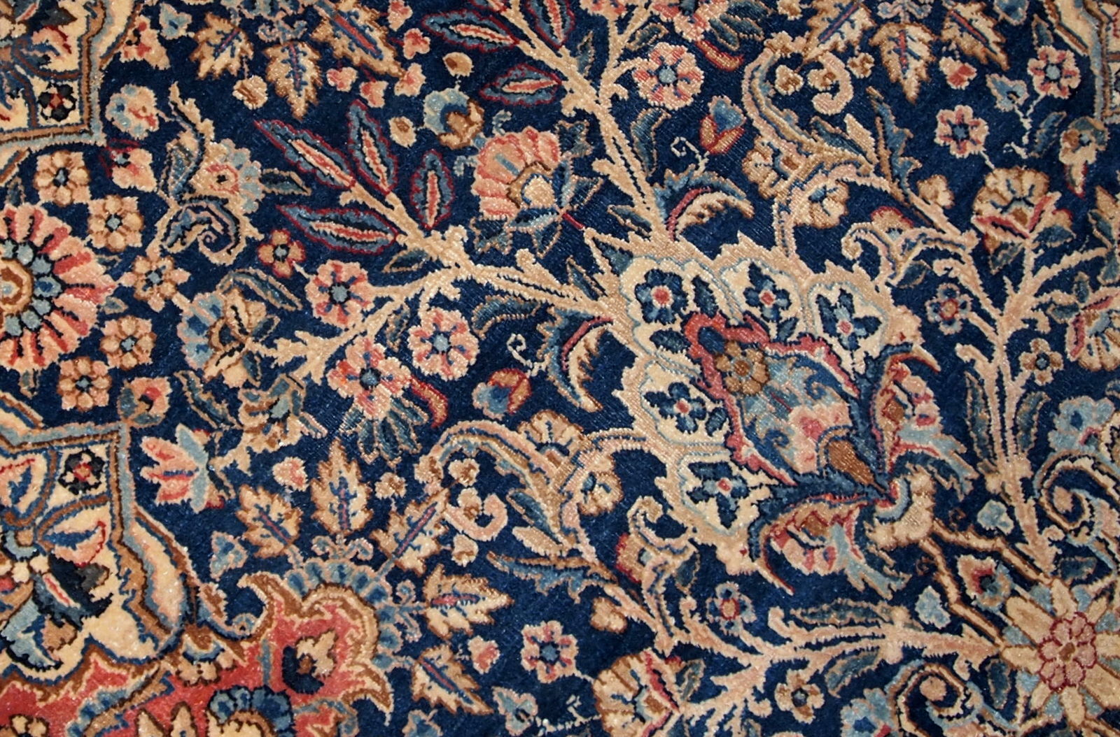 Former carpet persian kerman done hand 94x158cm, 1920