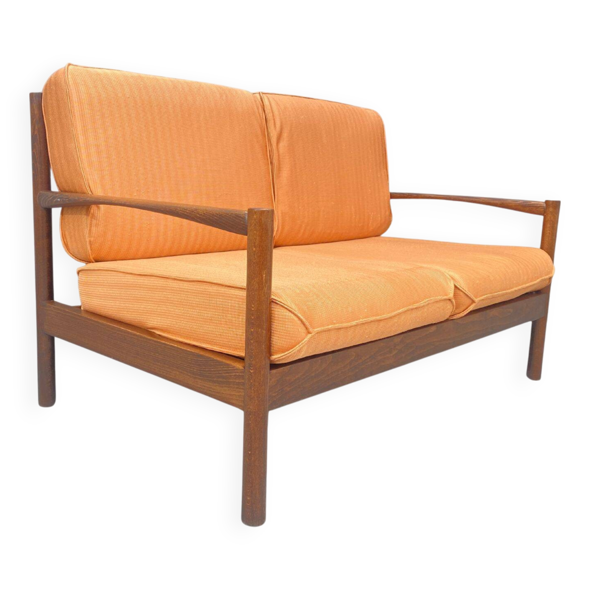 Canapé deux places de style scandinave, années 1980