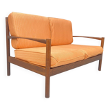 Canapé deux places de style scandinave, années 1980