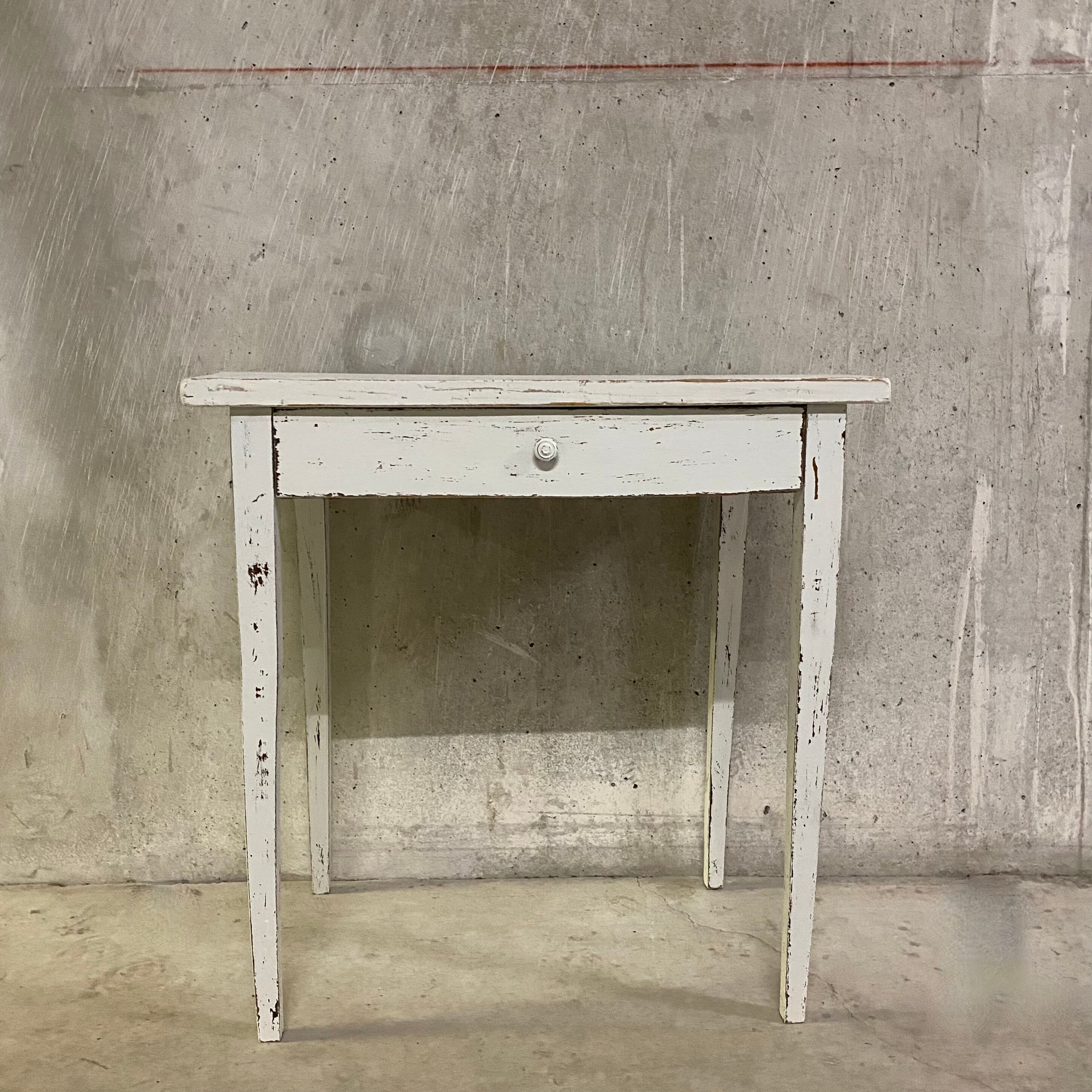 White side table