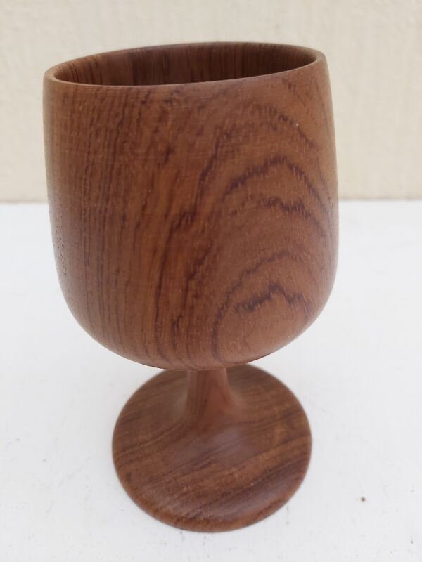 Service bouteille et verre teck scandinave