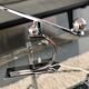 Art Deco desk lamp in stainless steel