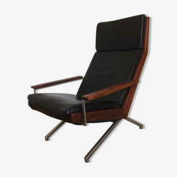 Rob Parry Lotus armchair in leather 1960's