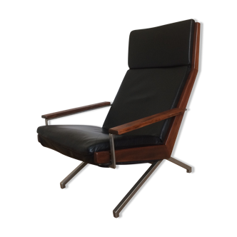 Rob Parry Lotus armchair in leather 1960's