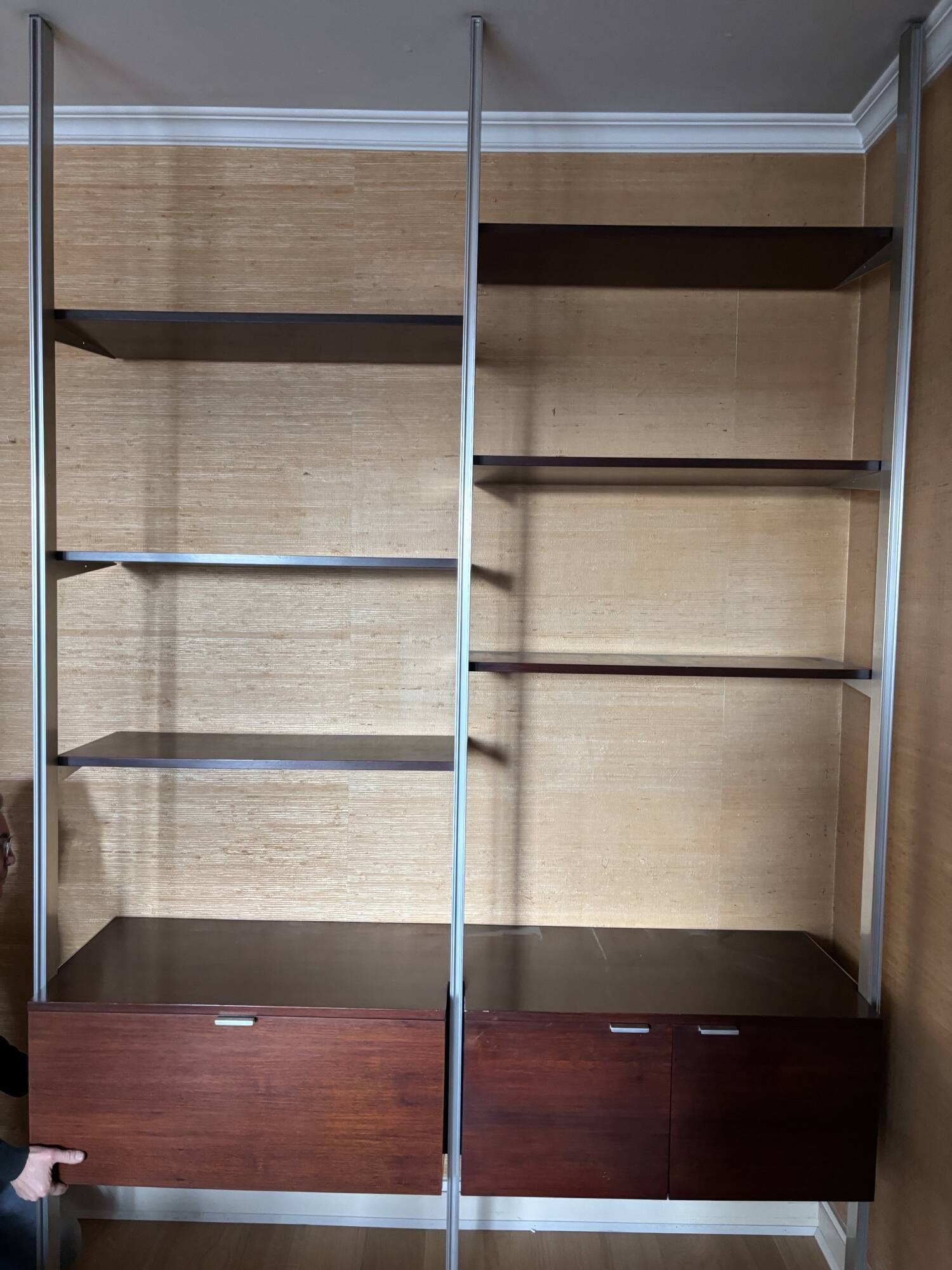 Vintage Bibliotheque modulable CSS de George Nelson  Mobilier International