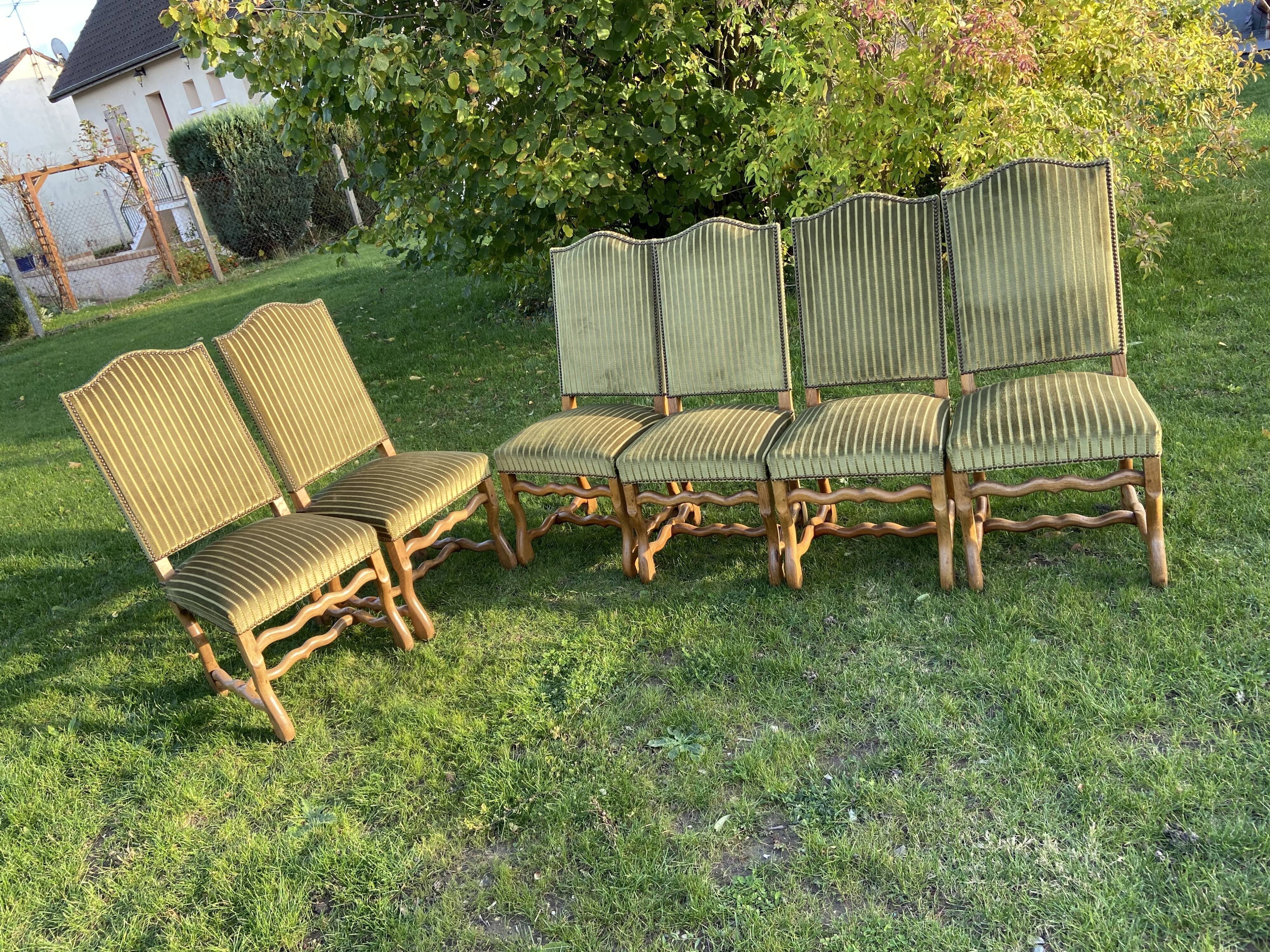 6 chairs