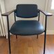 Pio chair brown wood and black leather The Socialite Family