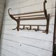 Old curved wooden coat rack