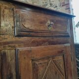 Buffet Ancien Français du XVIIᵉ Siècle en Bois de Châtaignier