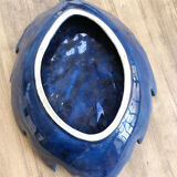 Vallauris blue ceramic sheet dish