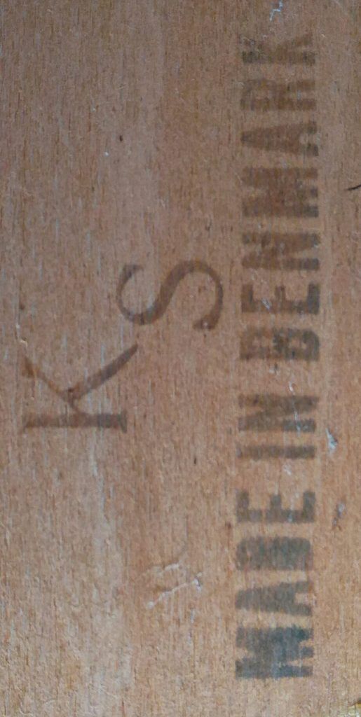 Set of 4 chairs danish 60s