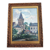 Peinture à l'huile - par H.Guignabaude