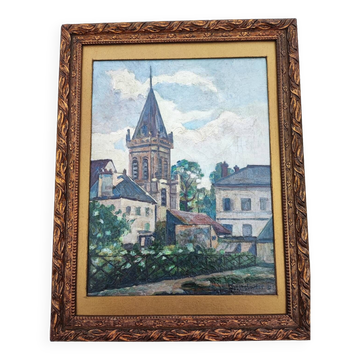Peinture à l'huile - par H.Guignabaude