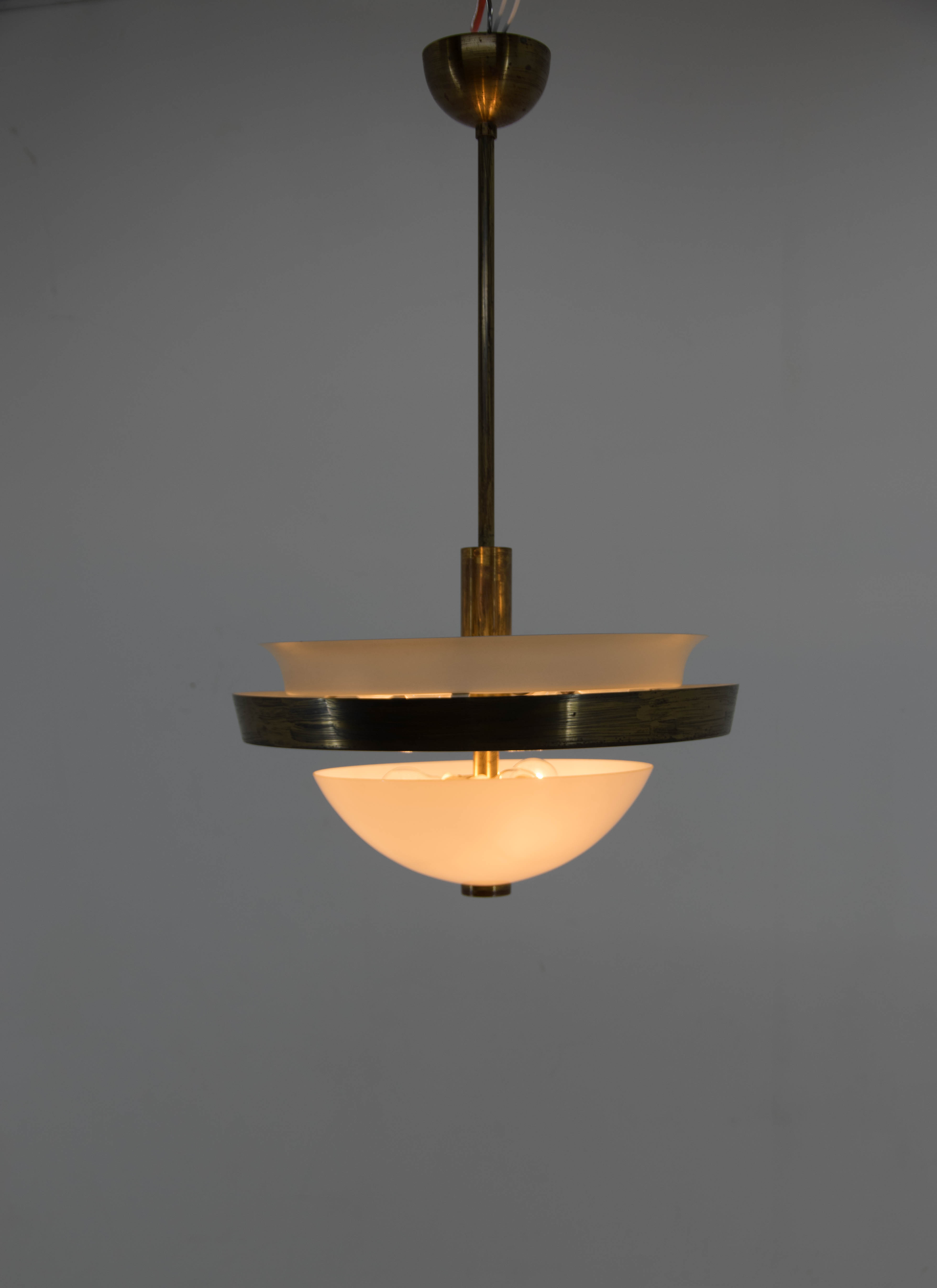 Bauhaus chandelier by ias, 1930s
