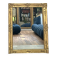 Miroir de cheminée époque Empire 128/102,5cm, trumeau, glace mercure