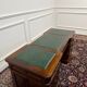 Classic English Desk Green Leather Inlay
