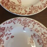 Six bellflower soup plates