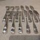 6 silver-plated fish forks and 6 fish knives by Ercuis Valencay