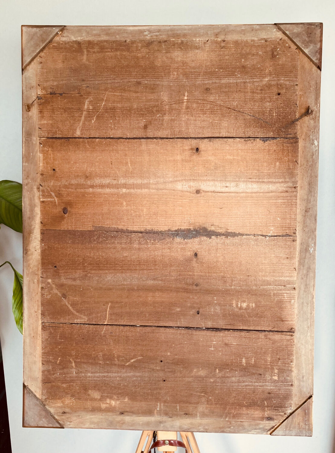 Large 19th century wall mirror in solid wood (available)