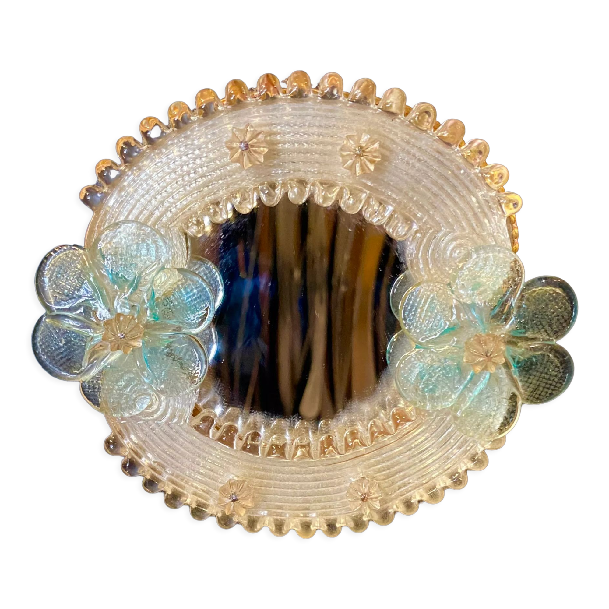 Charming little mirror Murano Venice.