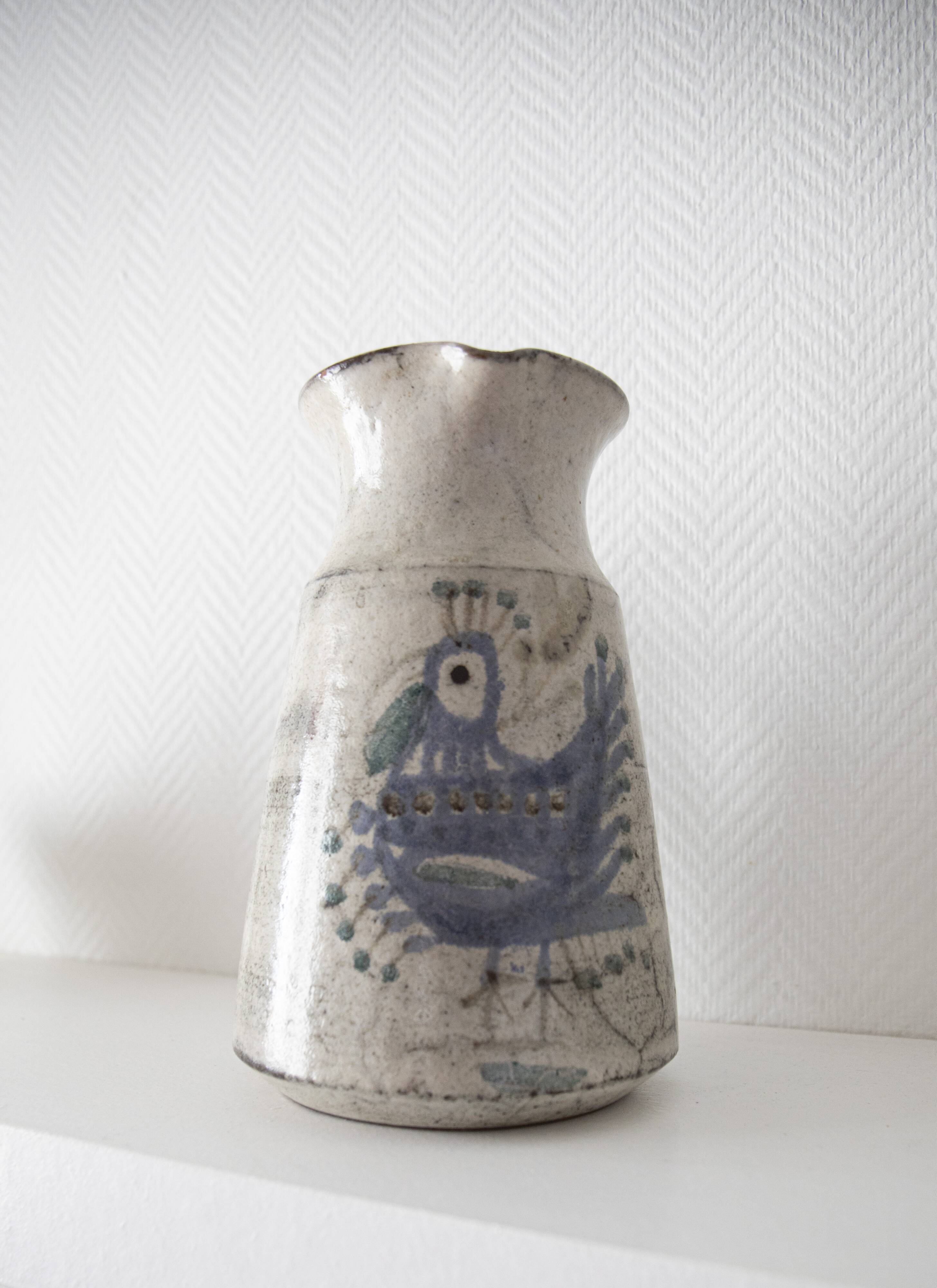 Ceramic pitcher "Le Murier" - Gustave Reynaud