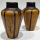 Pair of small ceramic vases early 20th century "Grenoble"