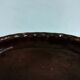 Old Dish In glazed gadrooned terracotta