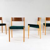 Set of Mid Century Scandinavian Modern in the manner of Cadovius Pia Chair 60s