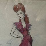 Fashion drawing G. Mazoyer