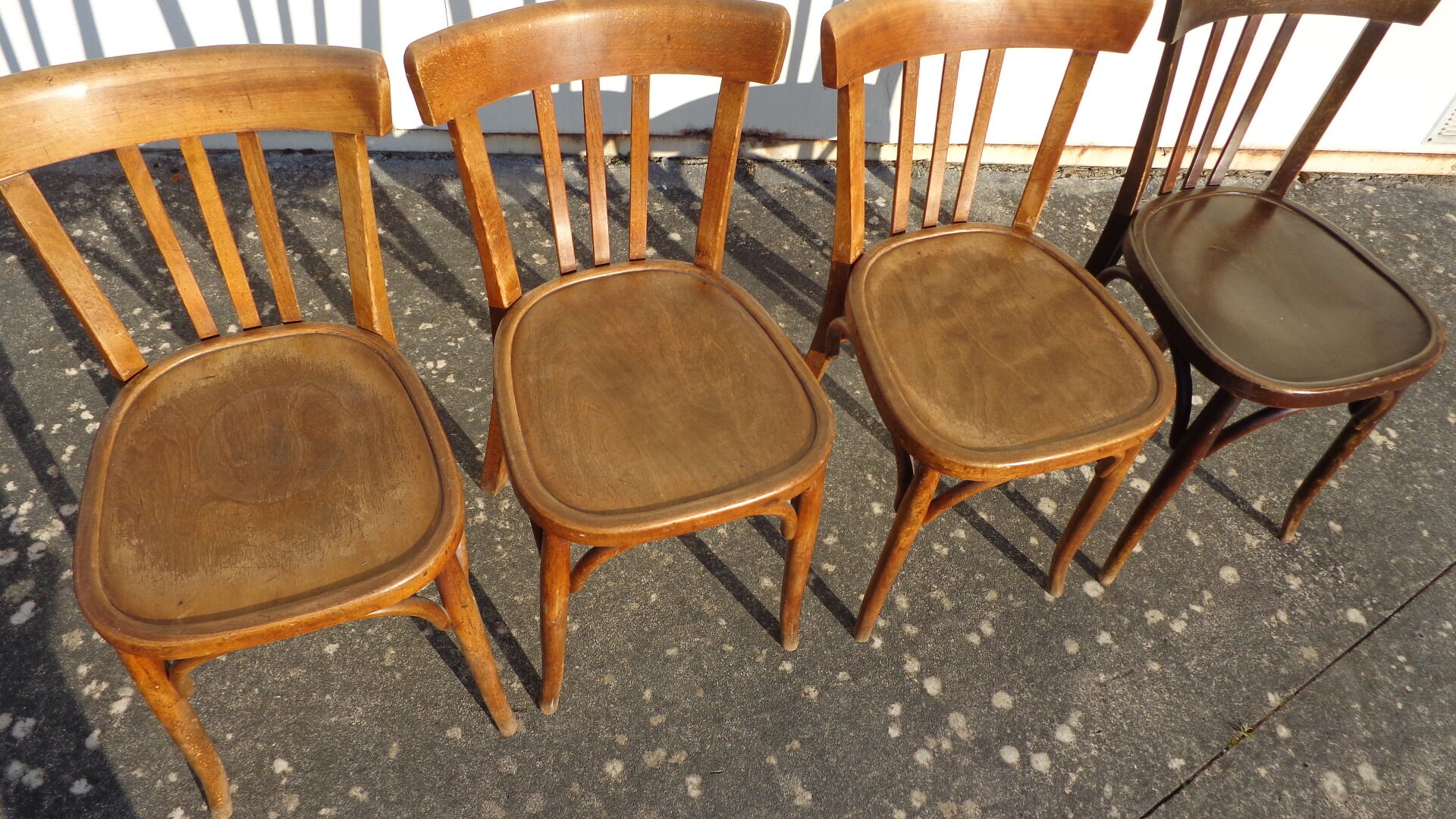 Set de 4 chaises bistrot Mahieu