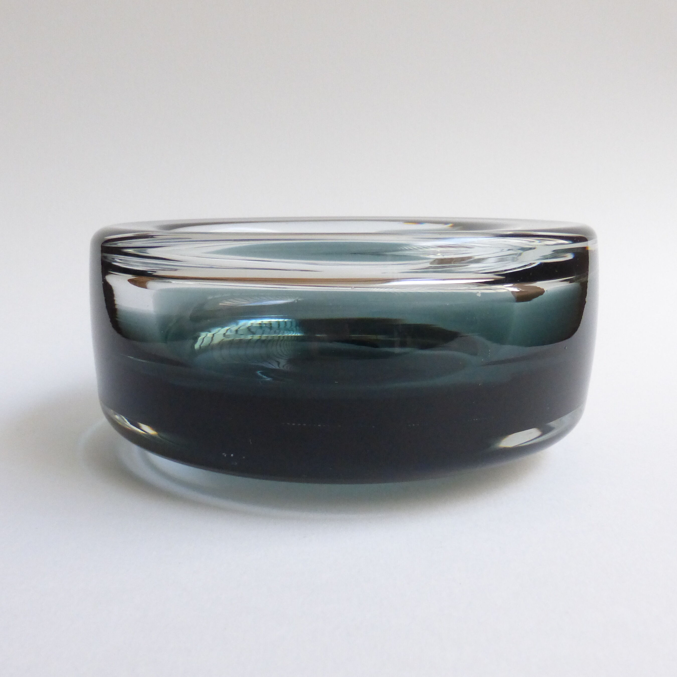 Scandinavian double-layered glass ashtray Per Lütken, 1960's