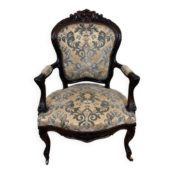 Fauteuil Cabriolet De Style Lxv En Palissandre