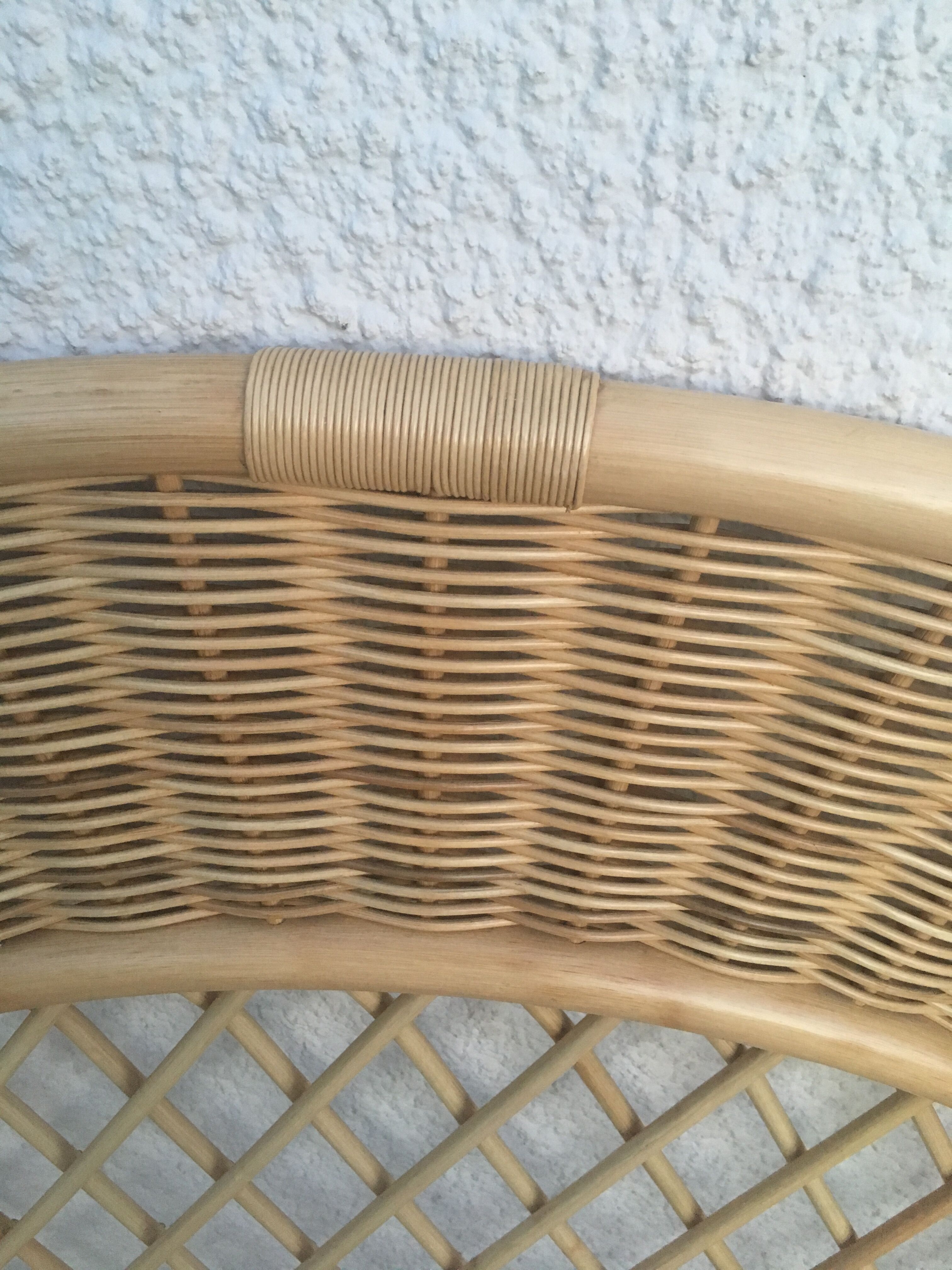 Rattan headboard