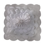 Plafonnier en verre vintage