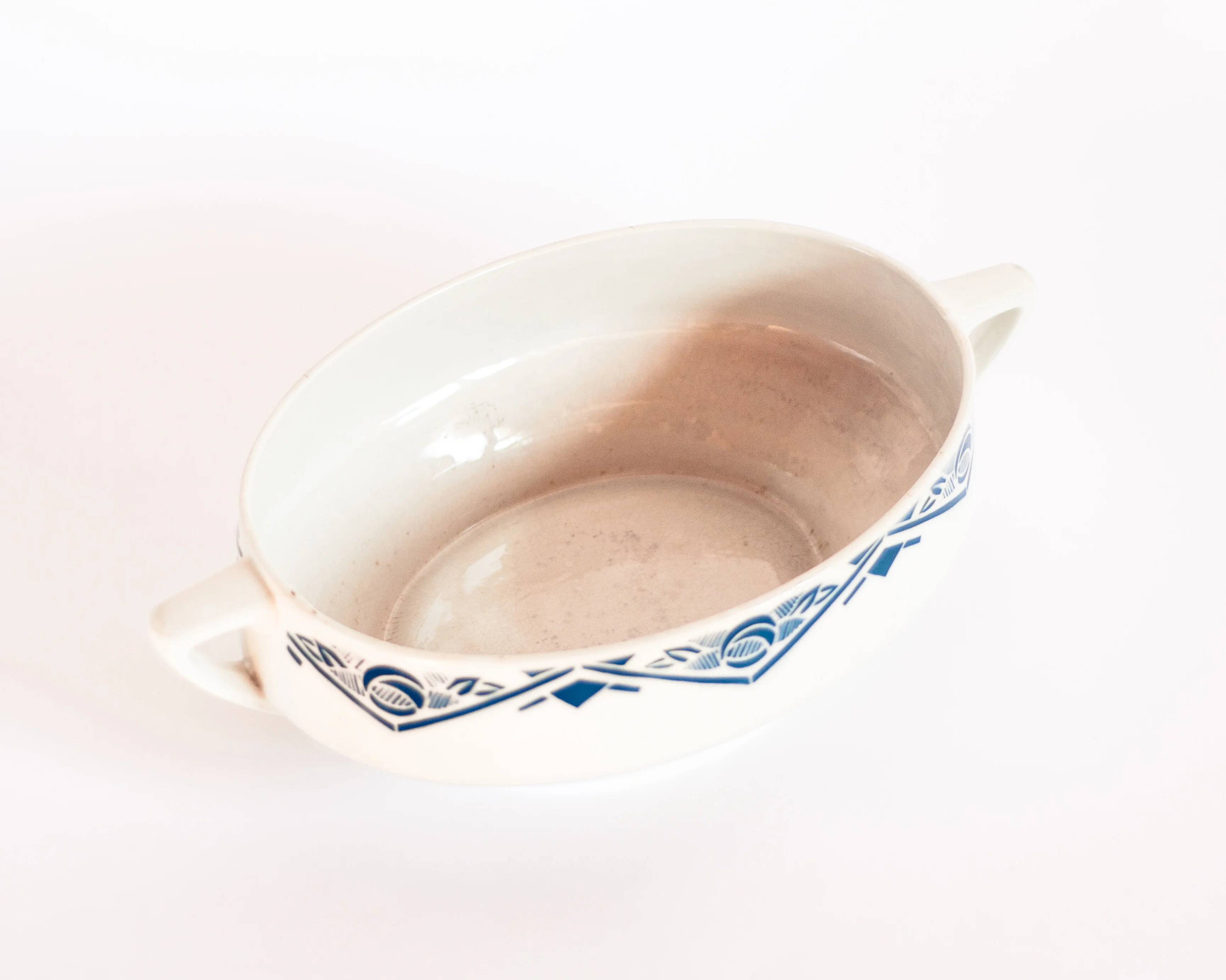 Rustic French serving bowl