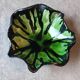 Vintage green ceramic bowl signed PL IV