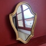 Golden baroque mirror